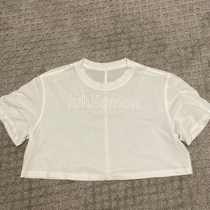 All Yours crop tee *logo